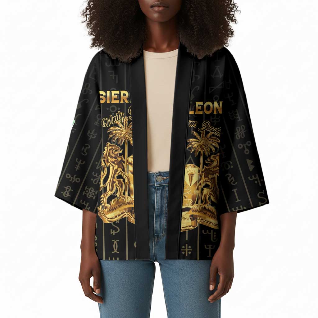 Personalized Sierra Leone Vai Syllabary Vertical Pattern Kimono