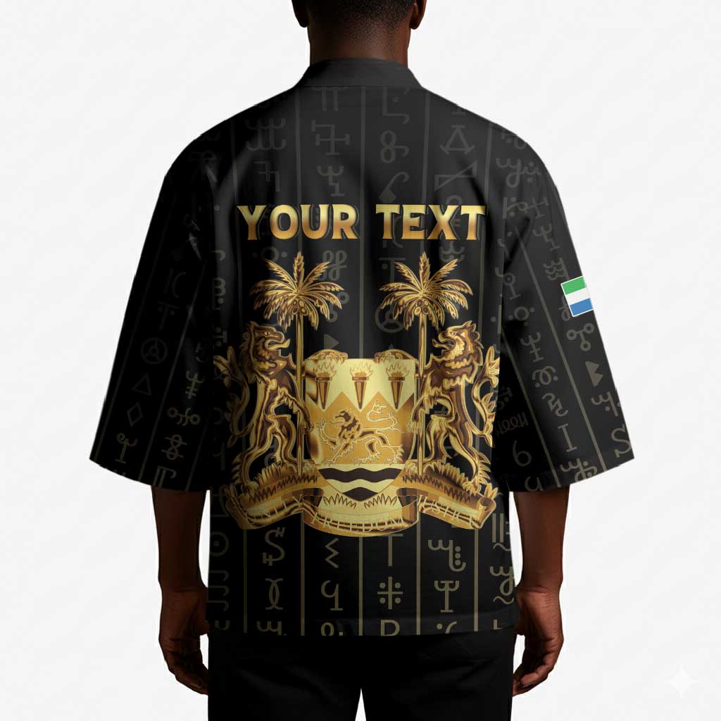 Personalized Sierra Leone Vai Syllabary Vertical Pattern Kimono