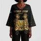 Personalized Sierra Leone Vai Syllabary Vertical Pattern Kimono Sleeve Blouse