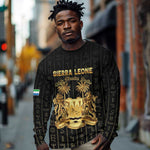 Personalized Sierra Leone Long Sleeve Shirt Vai Syllabary Pattern - African Pride