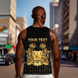 Personalized Sierra Leone Men Tank Top Vai Syllabary Pattern - African Pride