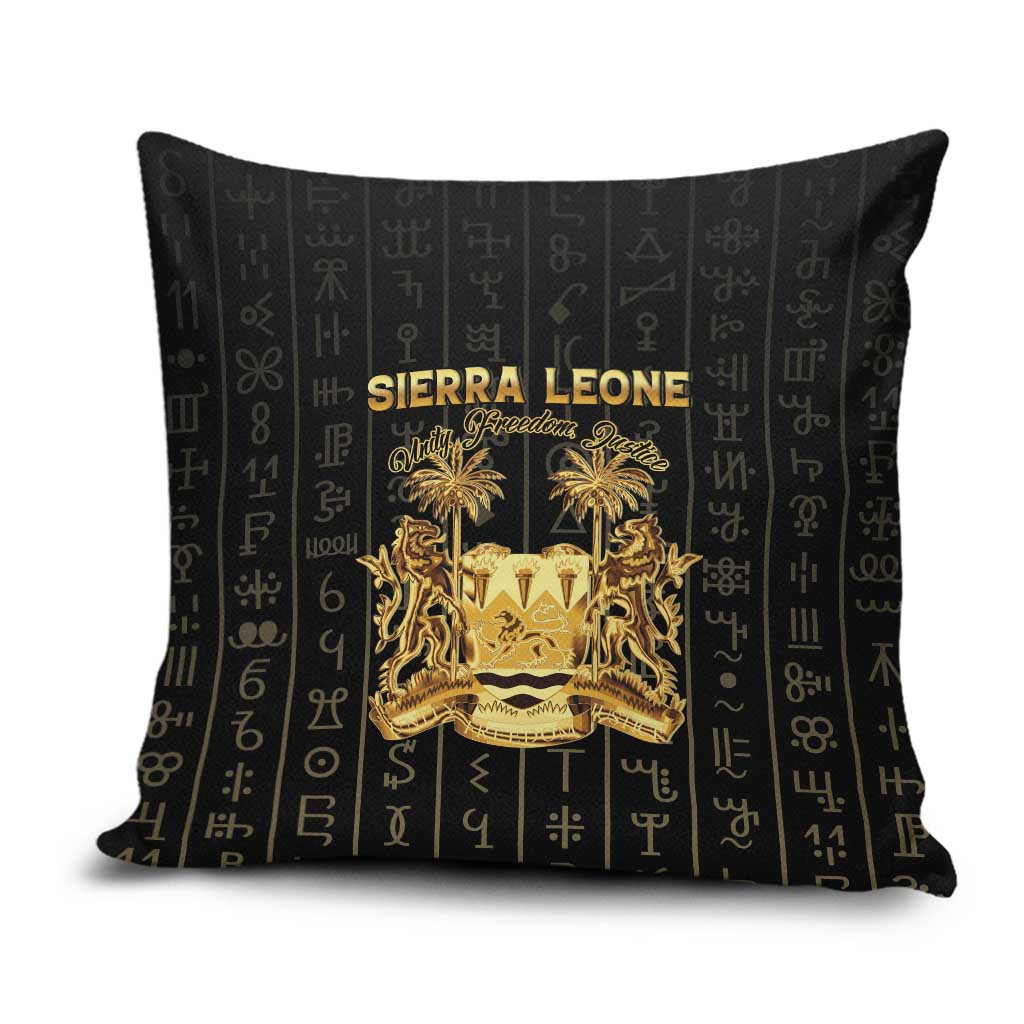 Sierra Leone Vai Syllabary Vertical Pattern Pillow Cover