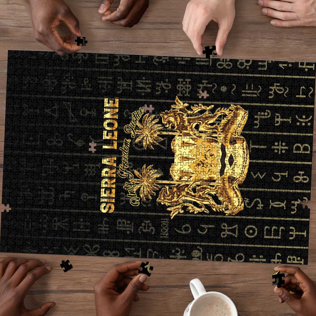 Sierra Leone Vai Syllabary Vertical Pattern Puzzle