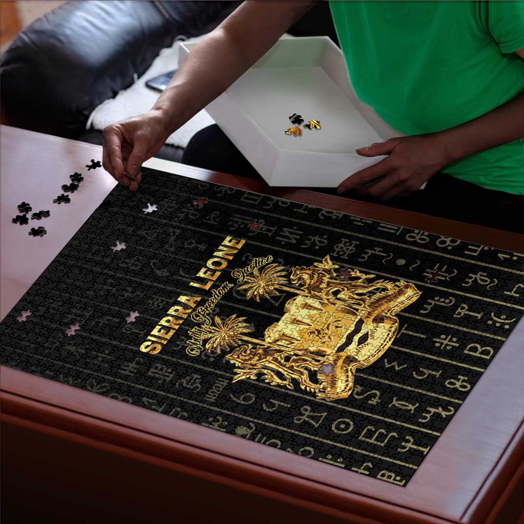 Sierra Leone Vai Syllabary Vertical Pattern Puzzle