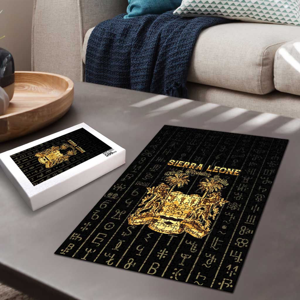 Sierra Leone Vai Syllabary Vertical Pattern Puzzle