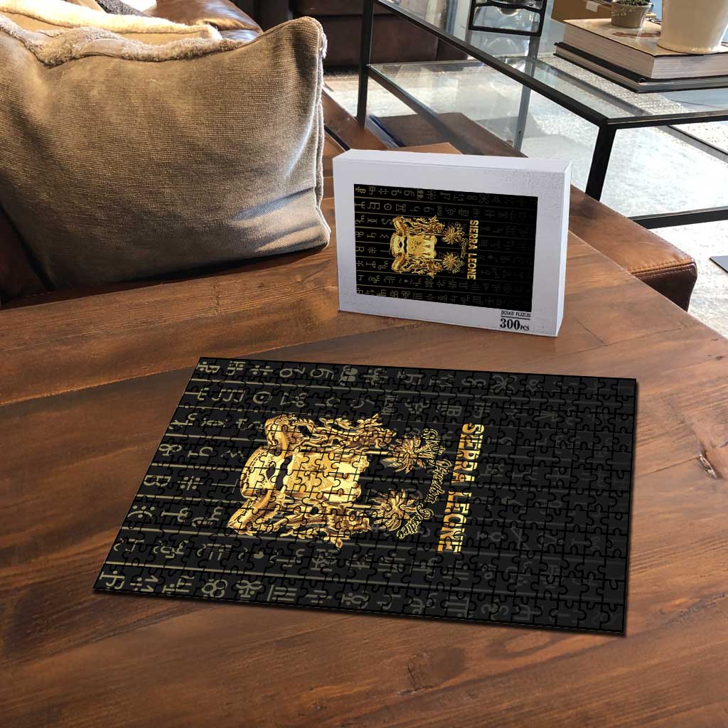 Sierra Leone Vai Syllabary Vertical Pattern Puzzle