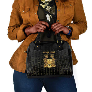 Sierra Leone Shoulder Handbag Vai Syllabary Pattern - African Pride