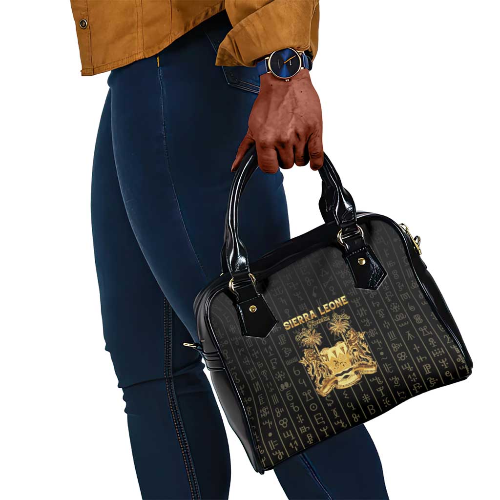 Sierra Leone Shoulder Handbag Vai Syllabary Pattern - African Pride
