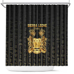 Sierra Leone Shower Curtain Vai Syllabary Pattern - African Pride