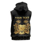 Personalized Sierra Leone Sleeveless Zip Hoodie Vai Syllabary Pattern - African Pride