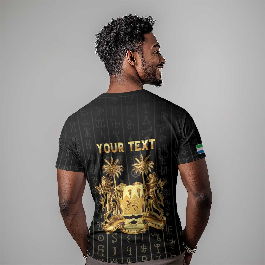 Personalized Sierra Leone T shirt Vai Syllabary Pattern - African Pride