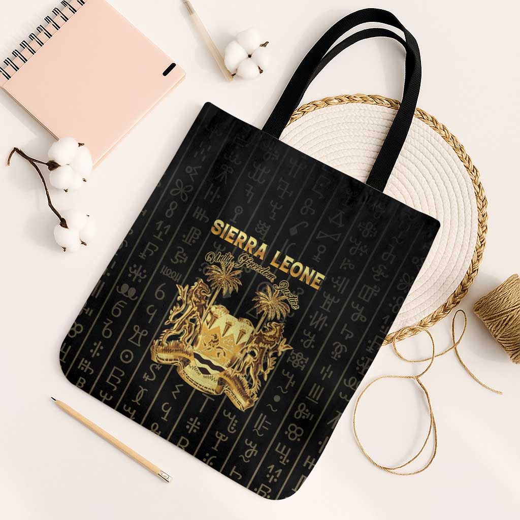 Sierra Leone Vai Syllabary Vertical Pattern Tote Bag