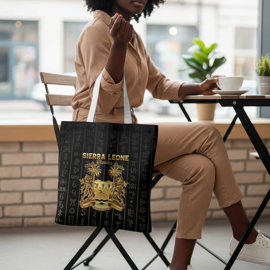 Sierra Leone Vai Syllabary Vertical Pattern Tote Bag