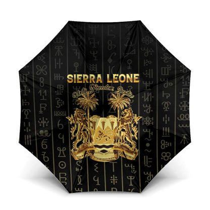 Sierra Leone Vai Syllabary Vertical Pattern Umbrella