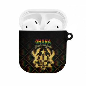 Ghana Kente Pattern AirPods Case The Heart of Gold of Africa