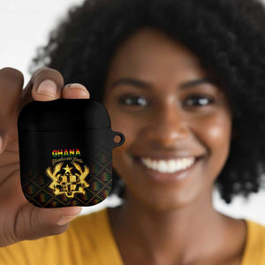 Ghana Kente Pattern AirPods Case The Heart of Gold of Africa