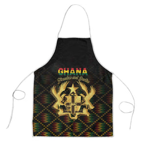Ghana Kente Pattern Apron The Heart of Gold of Africa