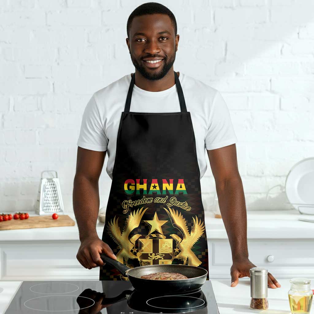 Ghana Kente Pattern Apron The Heart of Gold of Africa