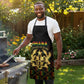 Ghana Kente Pattern Apron The Heart of Gold of Africa