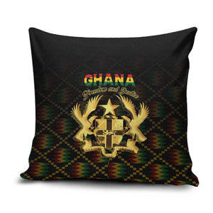 Ghana Kente Pattern Pillow Cover The Heart of Gold of Africa