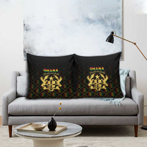 Ghana Kente Pattern Pillow Cover The Heart of Gold of Africa