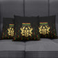 Ghana Kente Pattern Pillow Cover The Heart of Gold of Africa