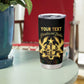 Personalized Ghana Gold Emblem Tumbler Cup The Heart of Gold of Africa - African Pride