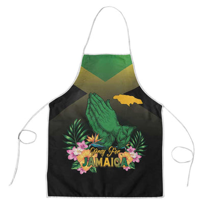 Pray For Jamaica Apron Jamaica Strong