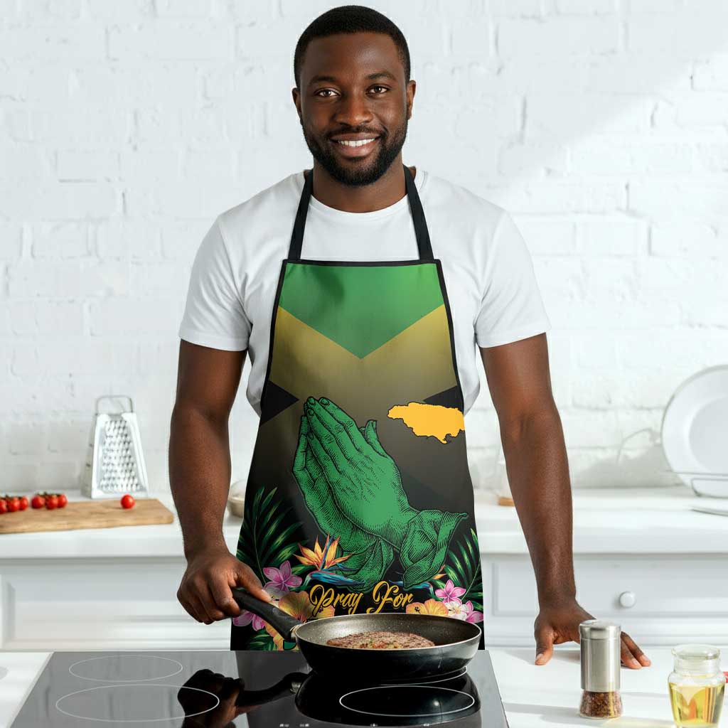 Pray For Jamaica Apron Jamaica Strong