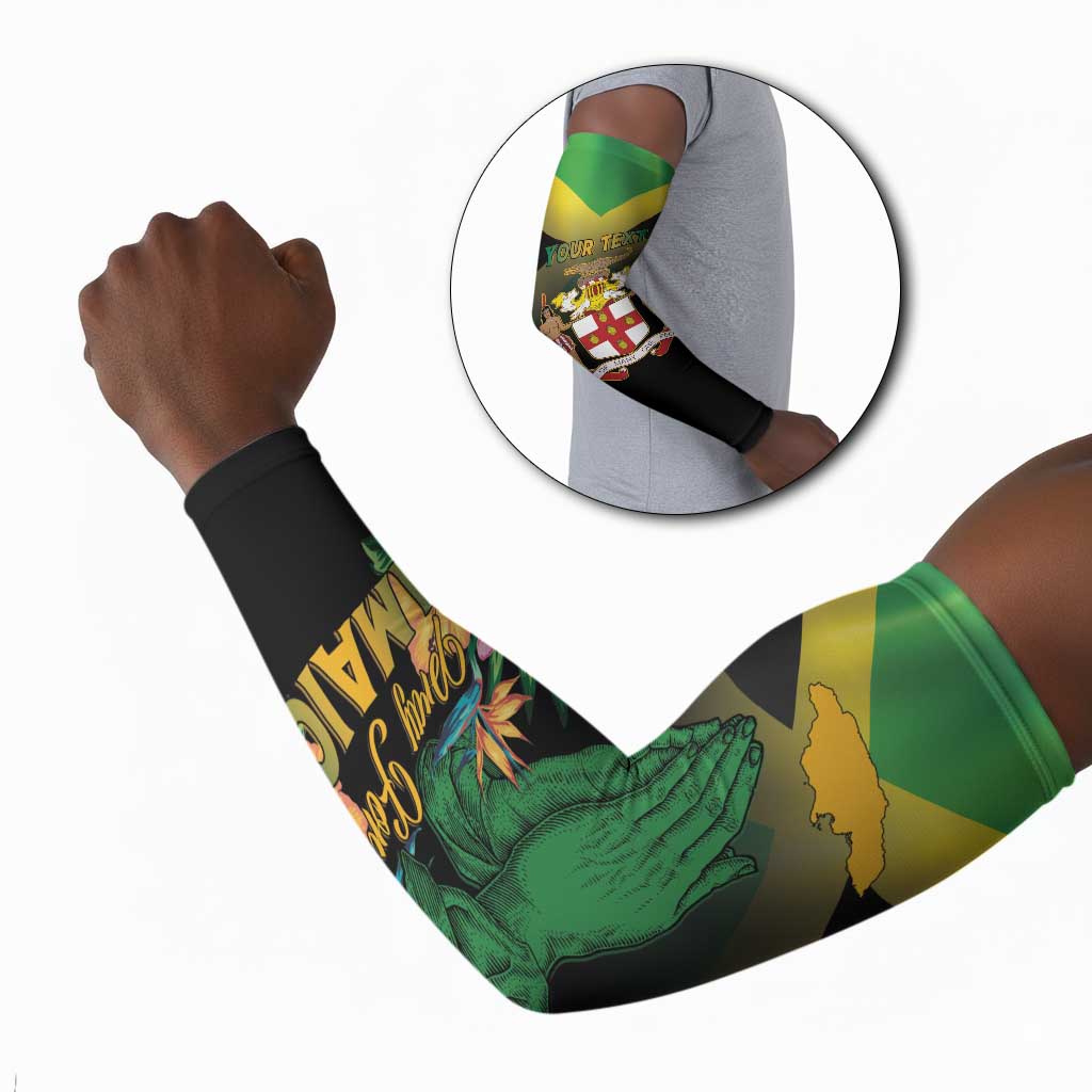 Personalized Pray For Jamaica Arm Sleeves Jamaica Strong