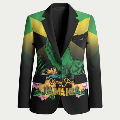 Personalized Pray For Jamaica Blazer Jamaica Strong