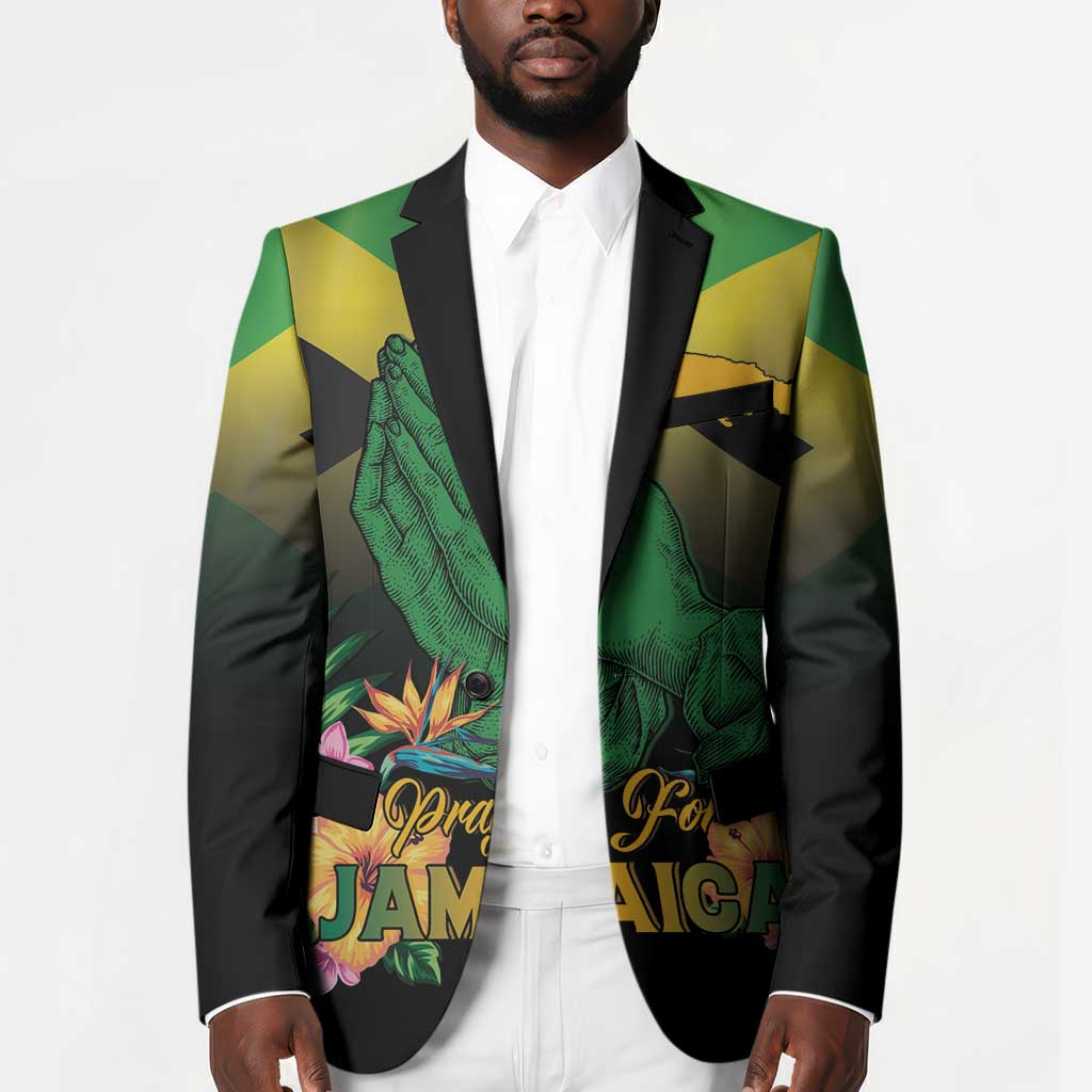 Personalized Pray For Jamaica Blazer Jamaica Strong