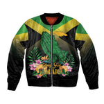Personalized Jamaica Bomber Jacket Stay Strong - Stay Safe - African Pride