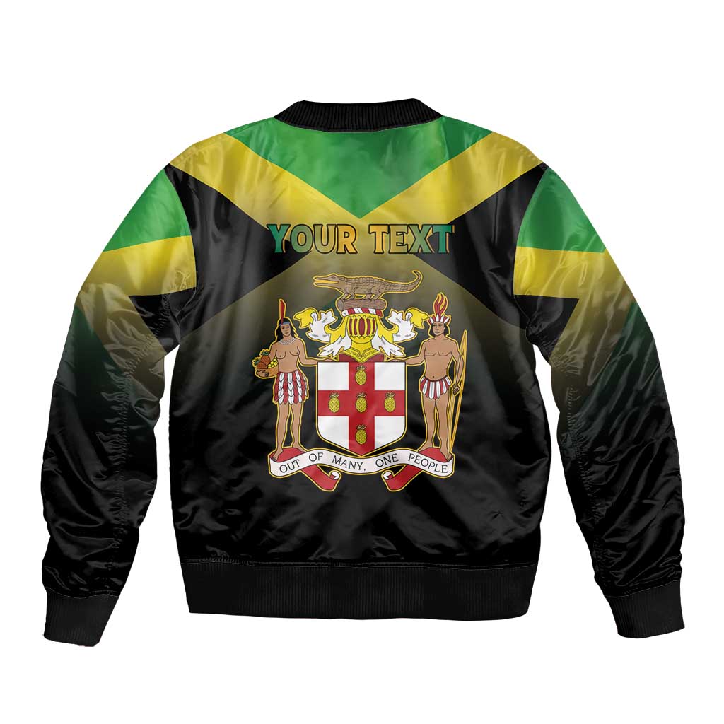 Personalized Jamaica Bomber Jacket Stay Strong - Stay Safe - African Pride