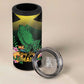 Personalized Jamaica 4 in 1 Can Cooler Tumbler Stay Strong - Stay Safe - African Pride