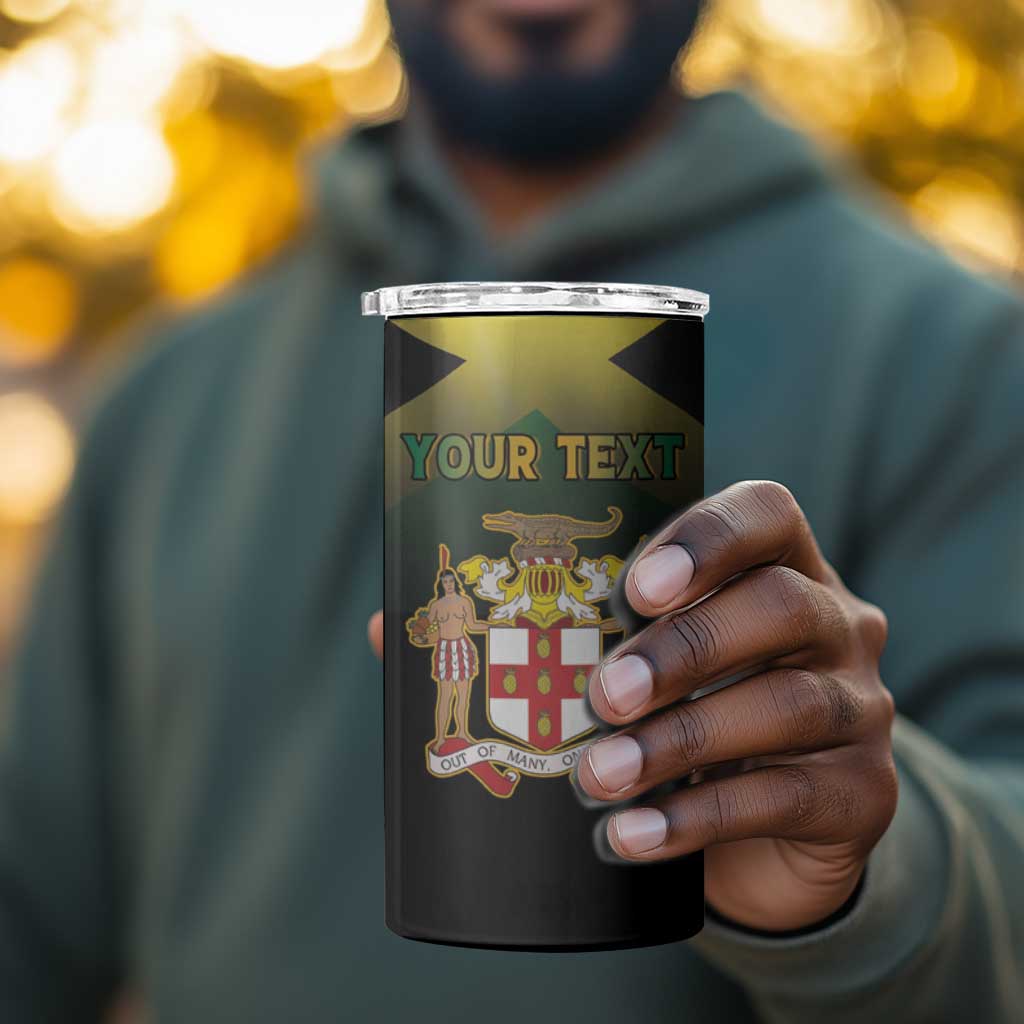 Personalized Jamaica 4 in 1 Can Cooler Tumbler Stay Strong - Stay Safe - African Pride
