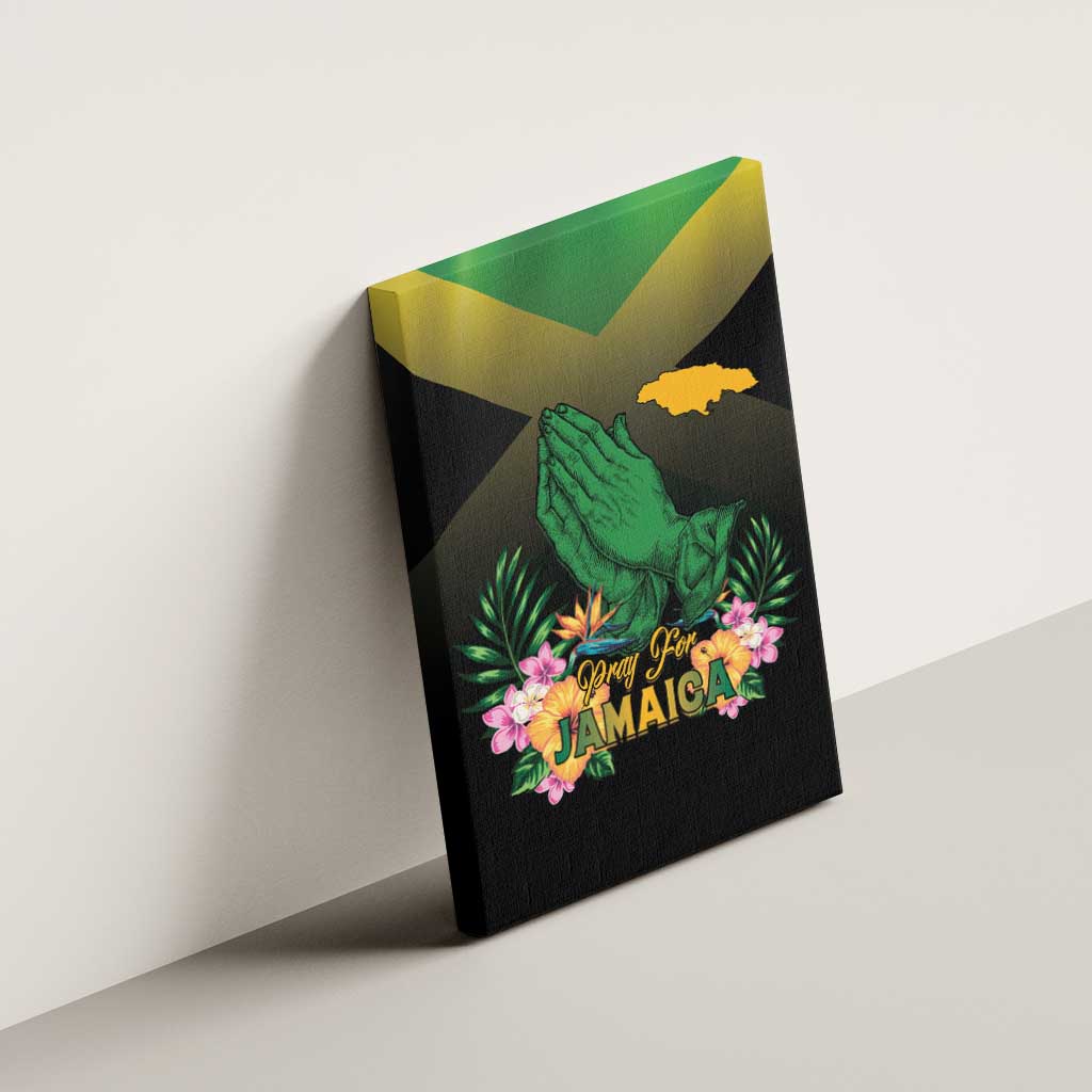 Jamaica Canvas Wall Art Stay Strong - Stay Safe - African Pride