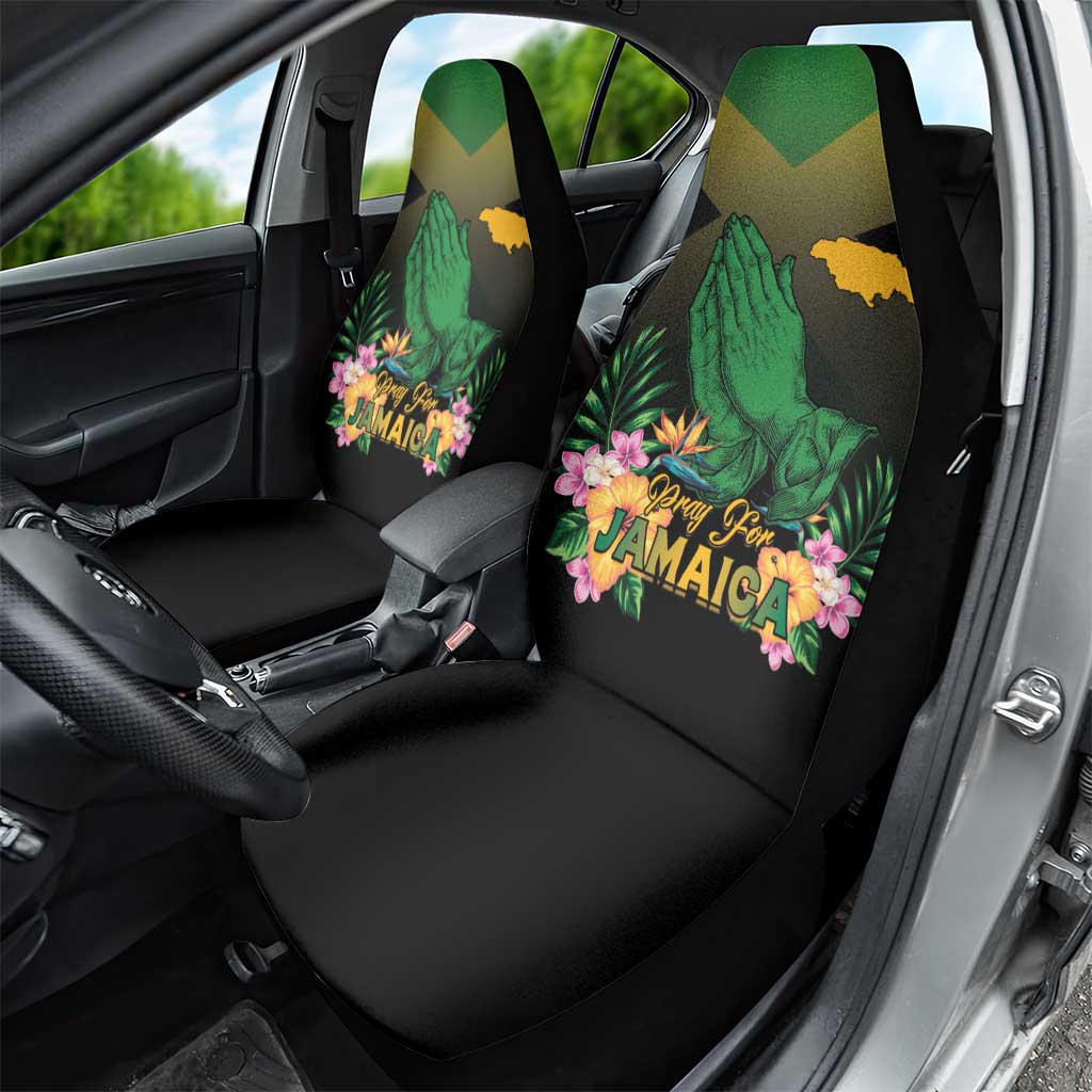 Jamaica Car Seat Cover Stay Strong - Stay Safe - African Pride