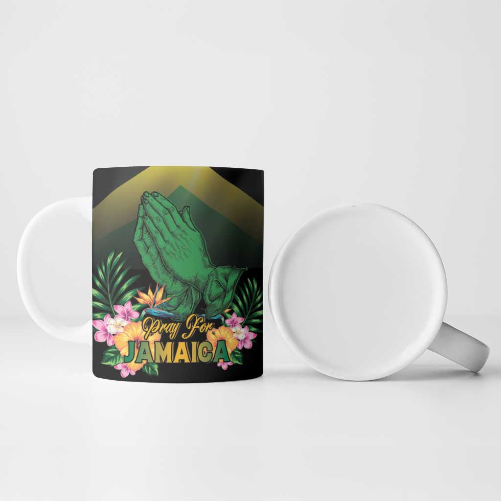 Personalized Pray For Jamaica Ceramic Mug Jamaica Strong