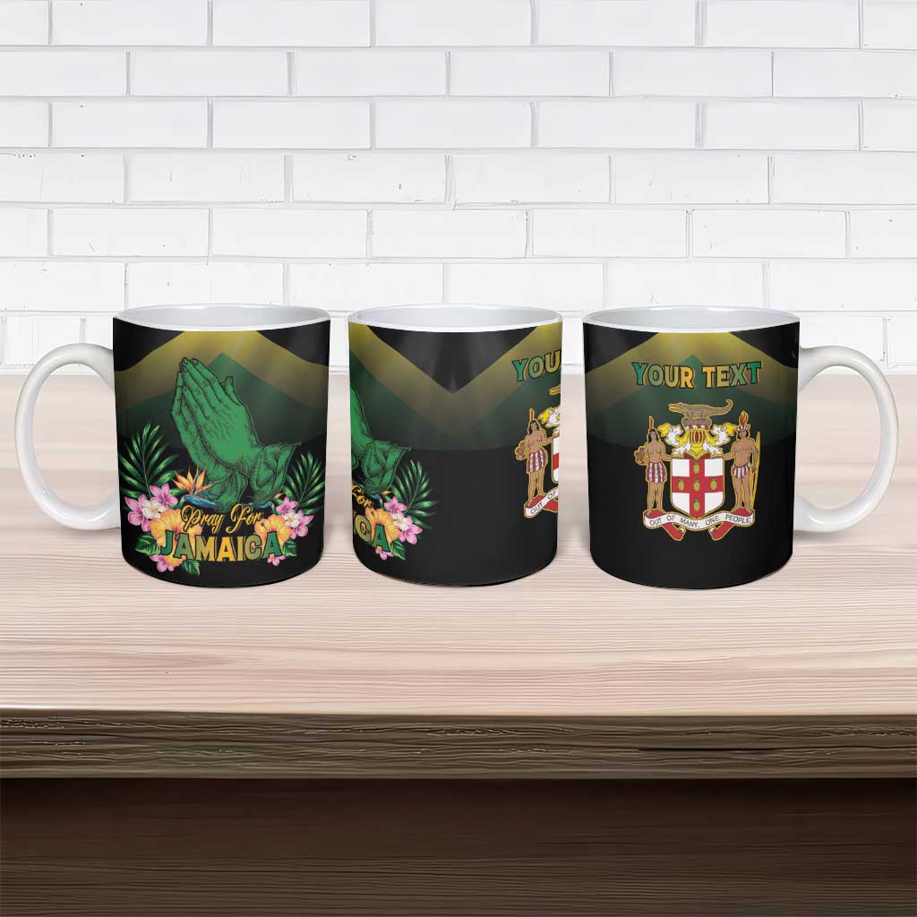 Personalized Pray For Jamaica Ceramic Mug Jamaica Strong