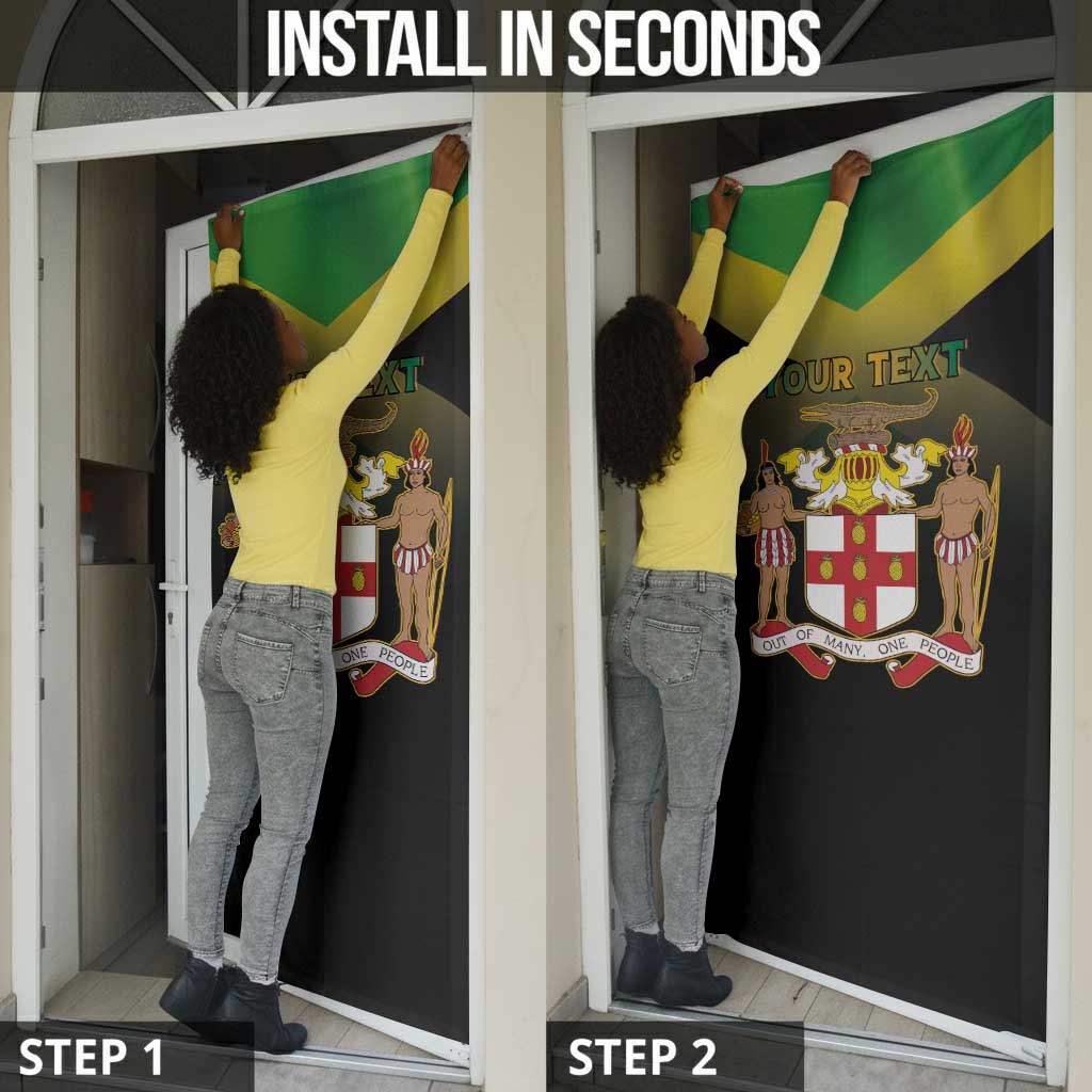Personalized Pray For Jamaica Door Cover Jamaica Strong