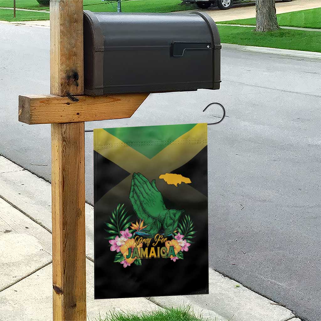 Jamaica Garden Flag Stay Strong - Stay Safe - African Pride