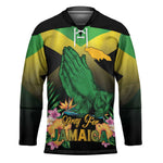 Personalized Pray For Jamaica Hockey Jersey Jamaica Strong
