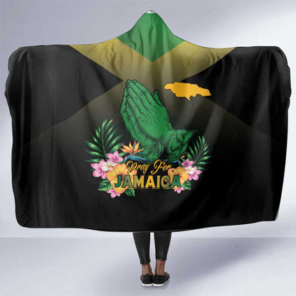 Jamaica Hooded Blanket Stay Strong - Stay Safe - African Pride