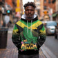 Personalized Jamaica Hoodie Stay Strong - Stay Safe - African Pride