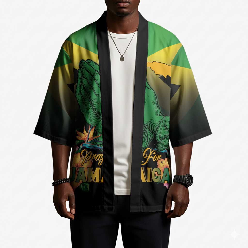 Personalized Pray For Jamaica Kimono Jamaica Strong