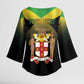 Personalized Pray For Jamaica Kimono Sleeve Blouse Jamaica Strong