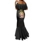 Personalized Jamaica Mermaid Dress Stay Strong - Stay Safe - African Pride