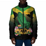 Personalized Pray For Jamaica Padded Jacket Jamaica Strong