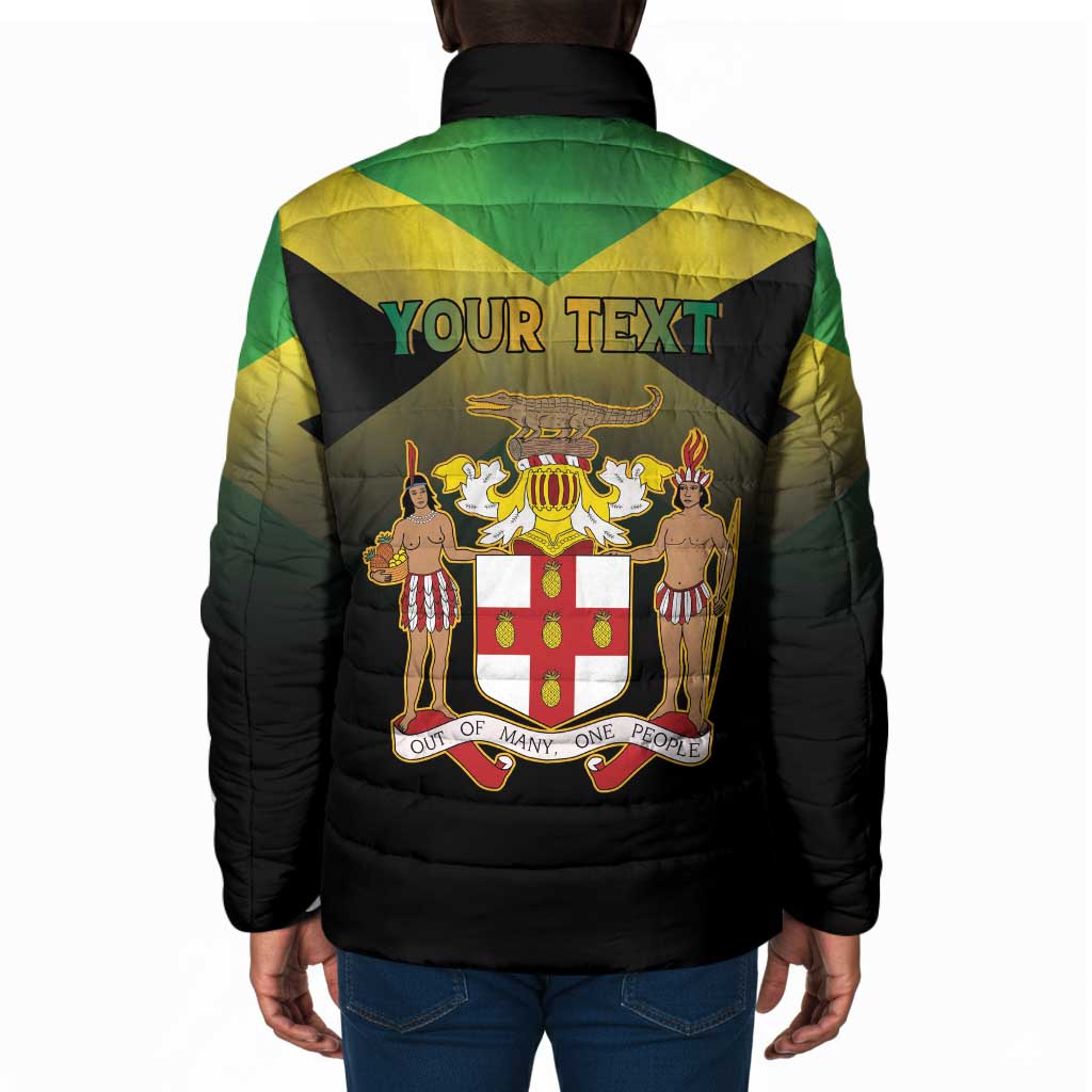 Personalized Pray For Jamaica Padded Jacket Jamaica Strong